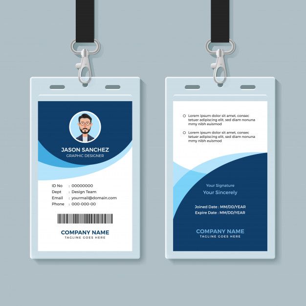 Detail Design Template Id Card Nomer 15