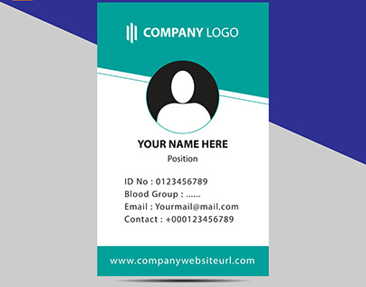 Detail Design Template Id Card Nomer 24