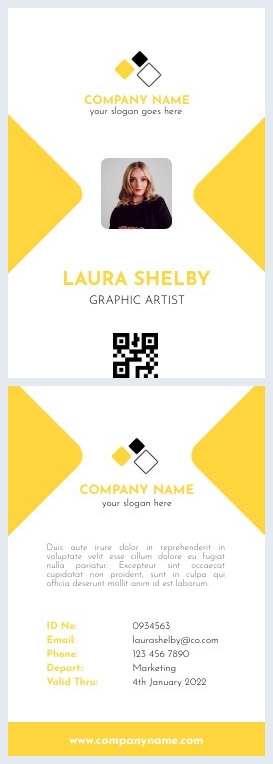 Detail Design Template Id Card Nomer 41