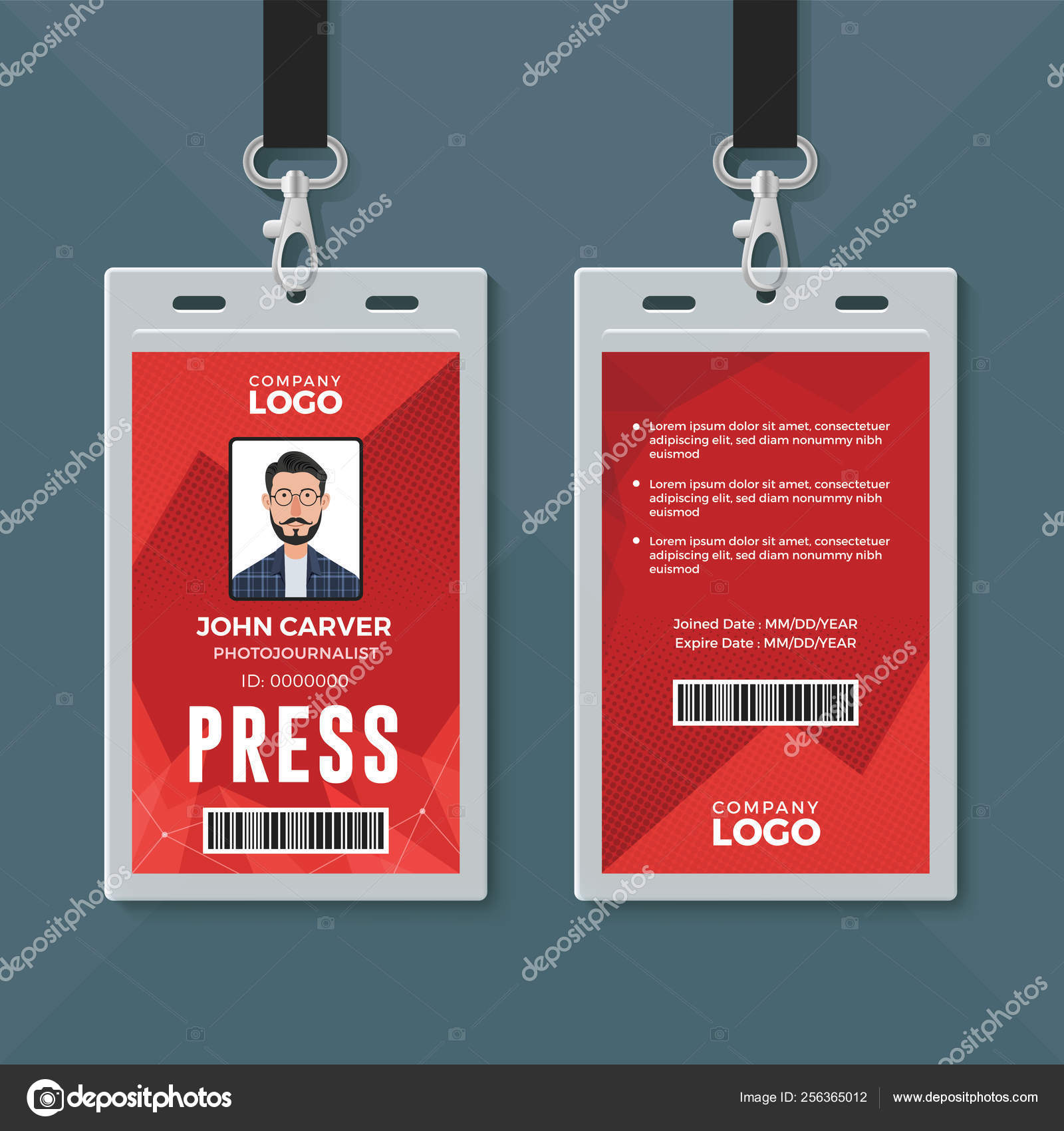 Detail Design Template Id Card Nomer 50