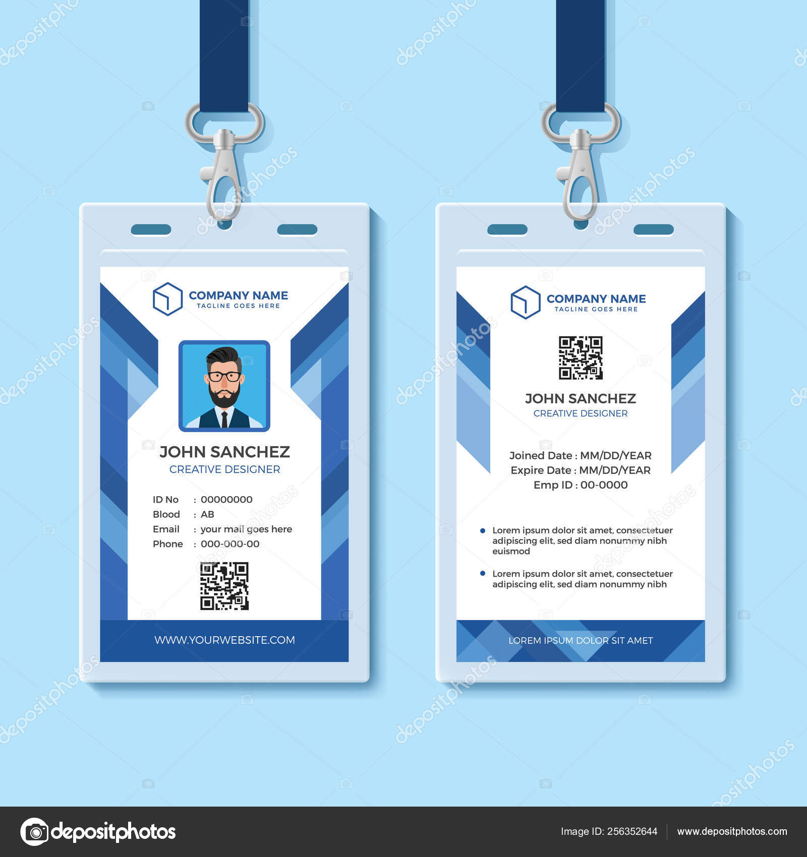 Detail Design Template Id Card Nomer 9