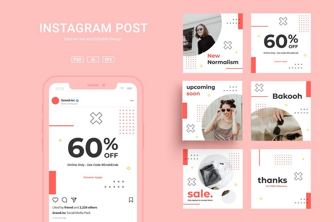 Detail Design Template Instagram Nomer 17