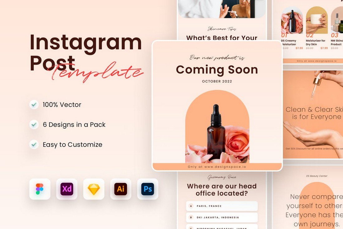 Detail Design Template Instagram Nomer 35