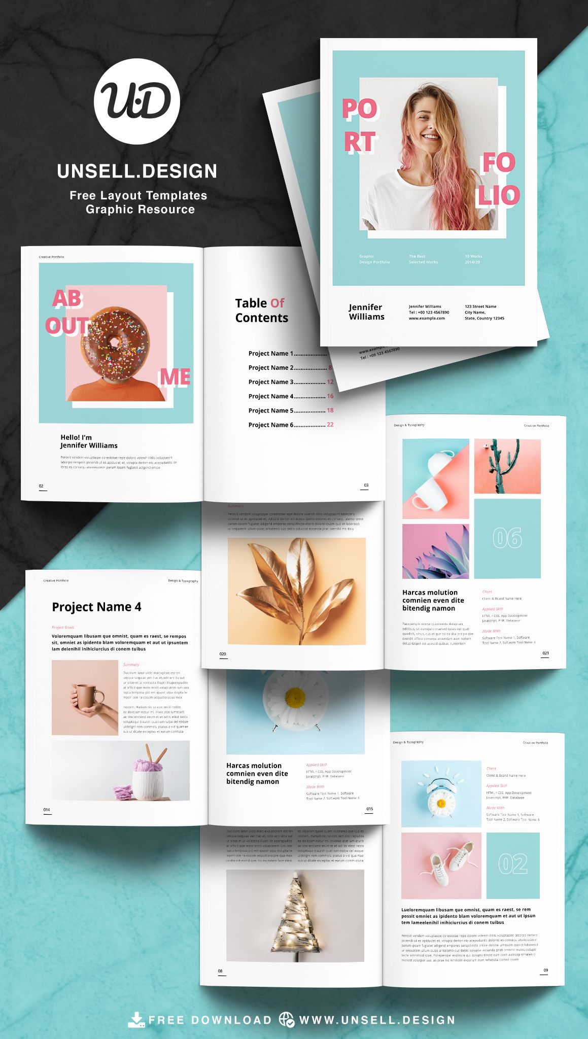 Designer Portfolio Template Free Download - KibrisPDR