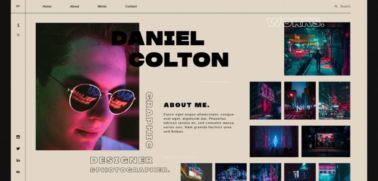 Detail Designer Portfolio Template Free Download Nomer 14