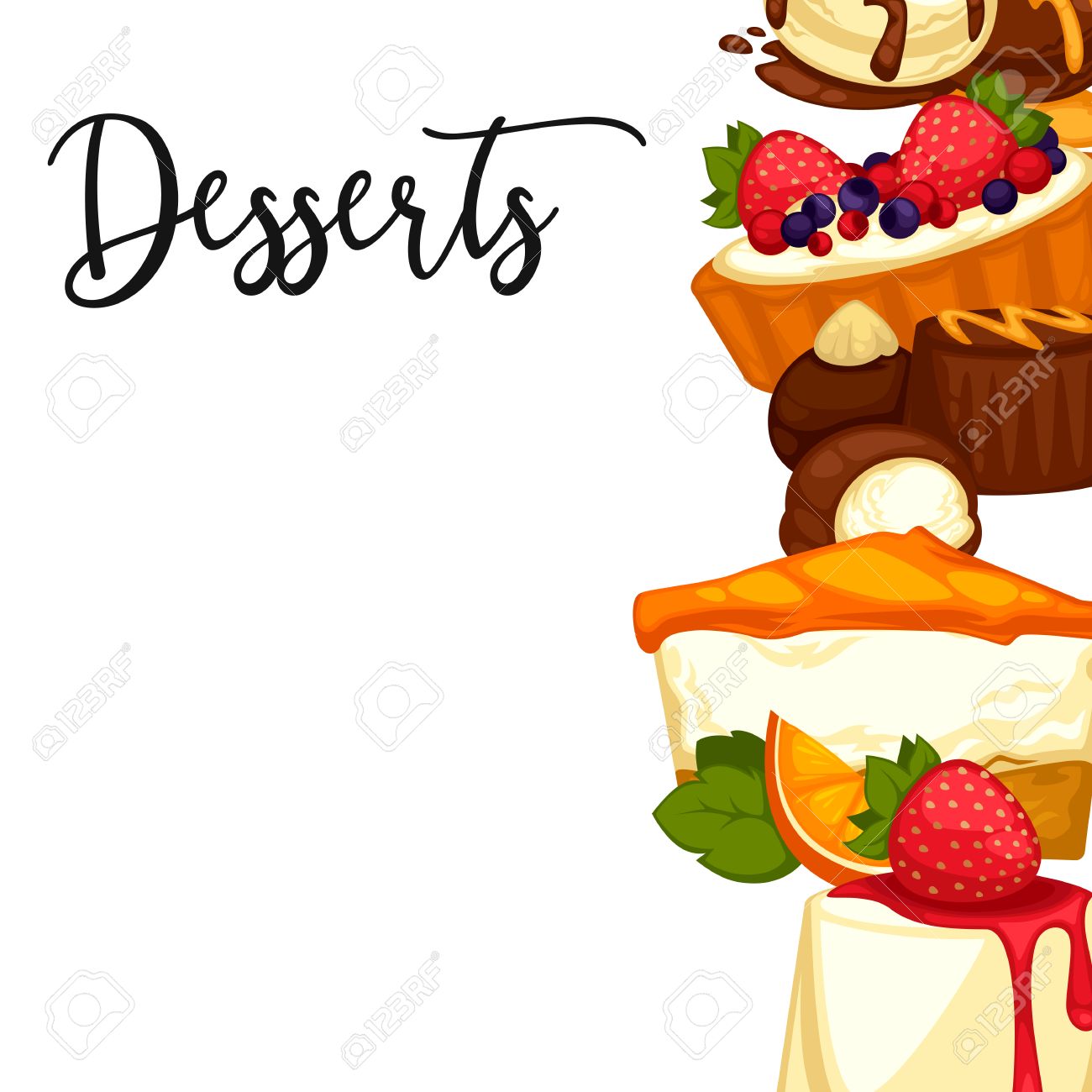 Detail Dessert Menu Template Nomer 18