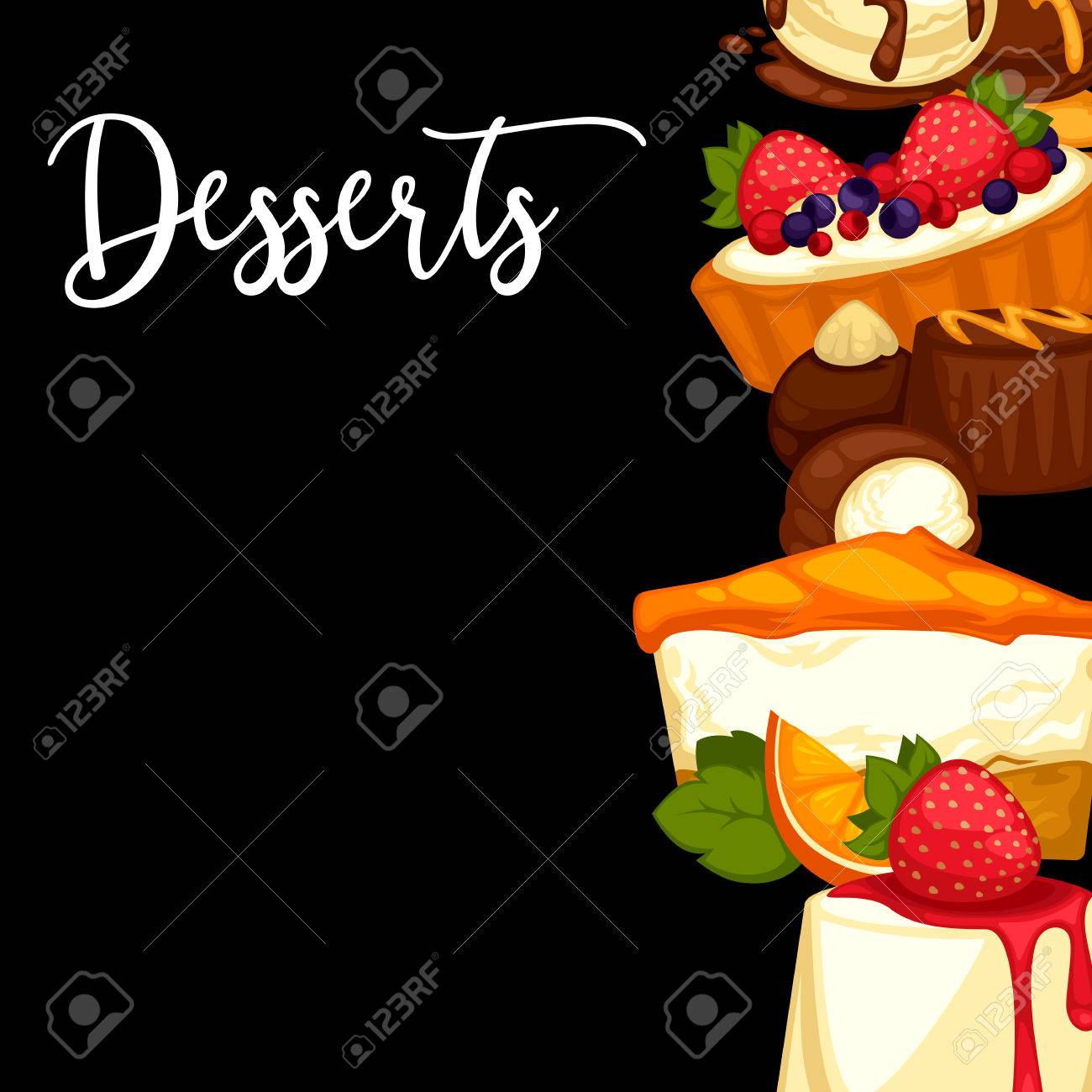 Detail Dessert Menu Template Nomer 22