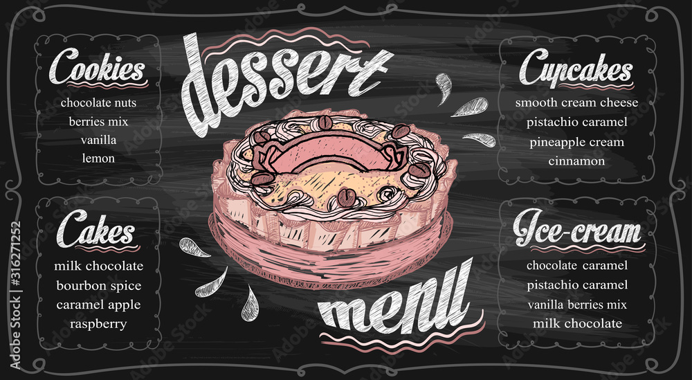 Detail Dessert Menu Template Nomer 4