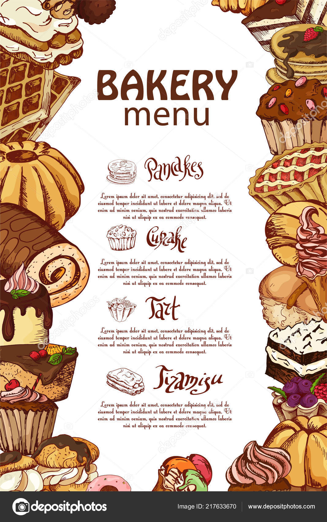 Detail Dessert Menu Template Nomer 32