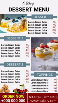 Detail Dessert Menu Template Nomer 37