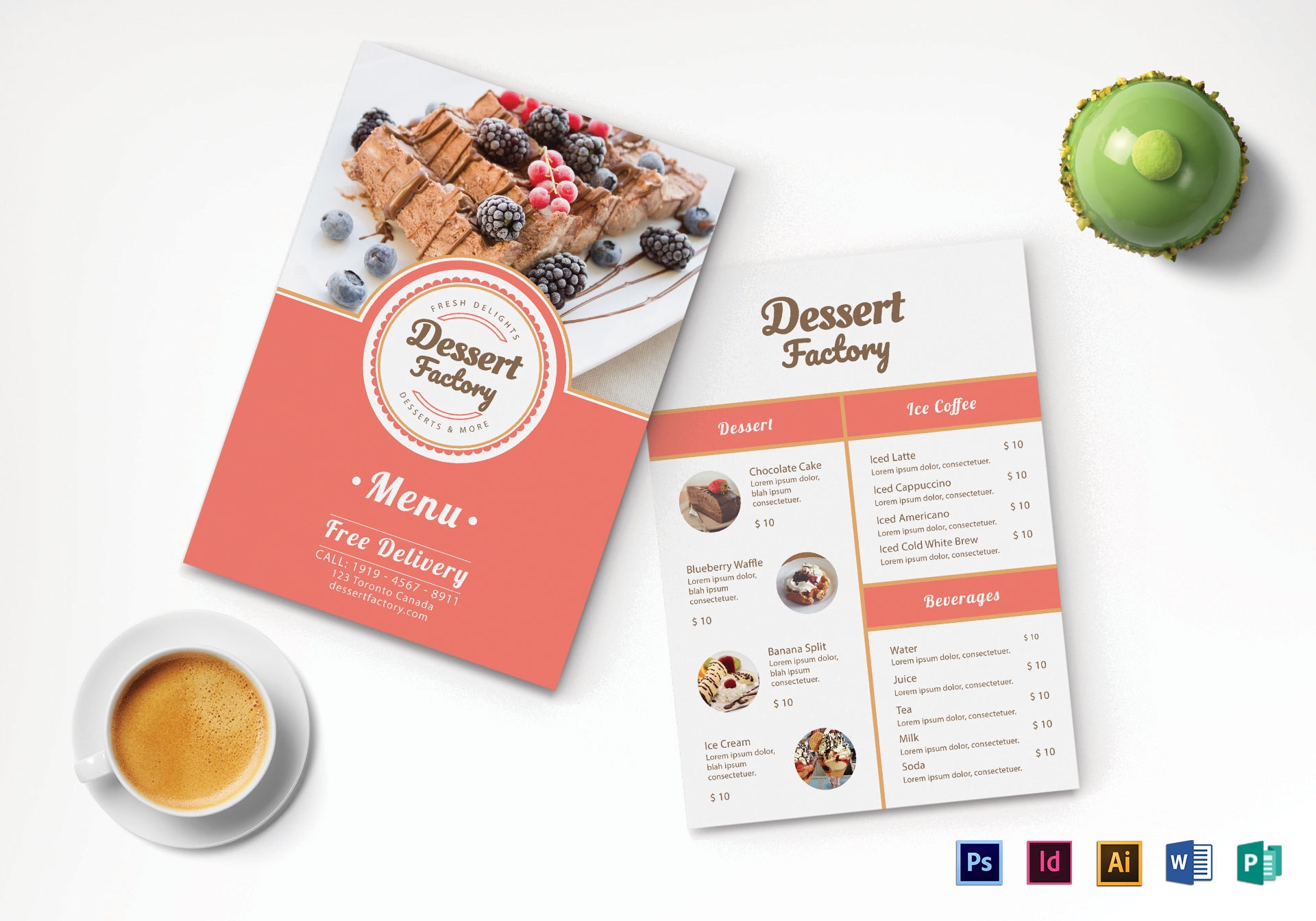 Detail Dessert Menu Template Nomer 39