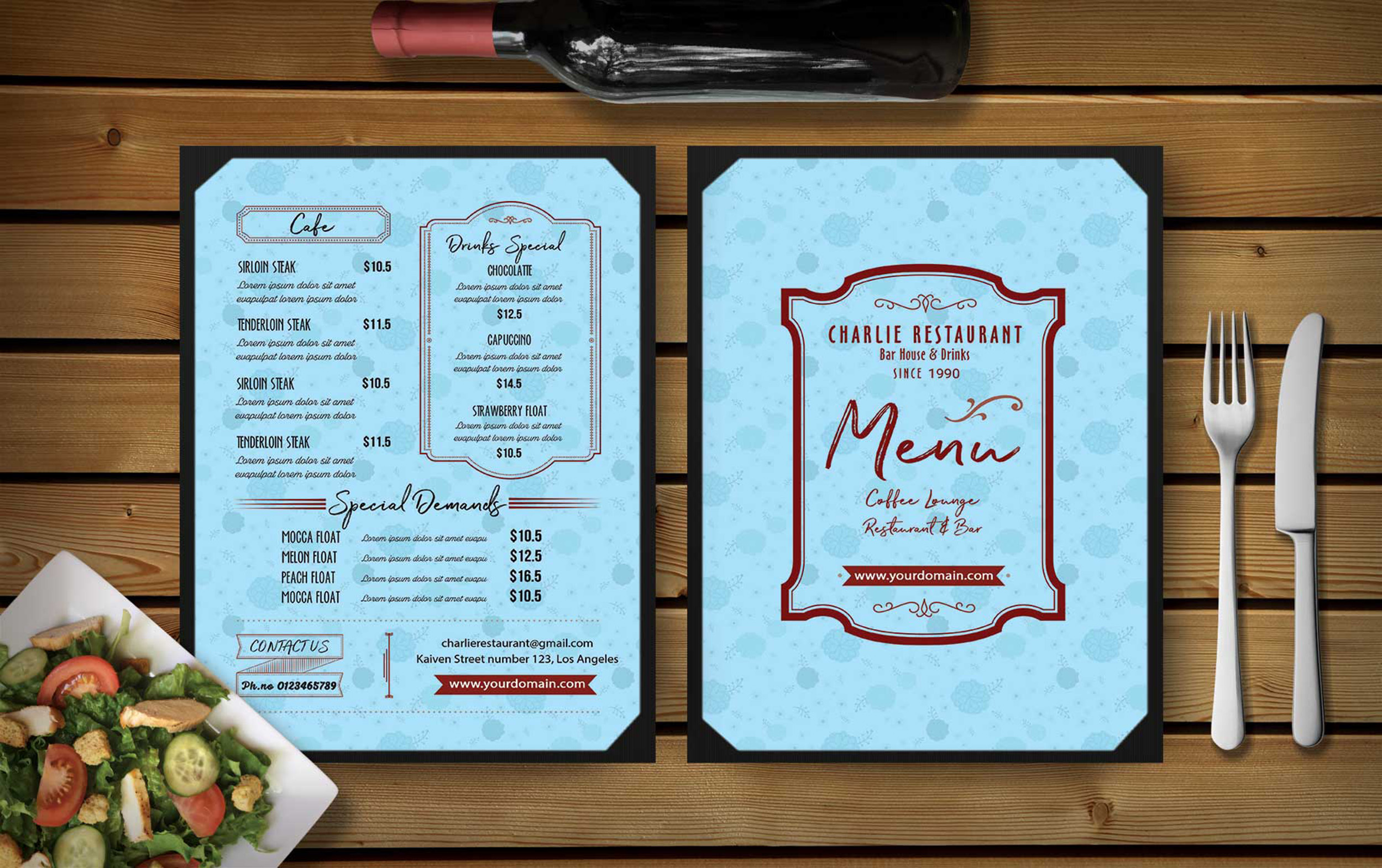 Download Dessert Menu Template Nomer 40