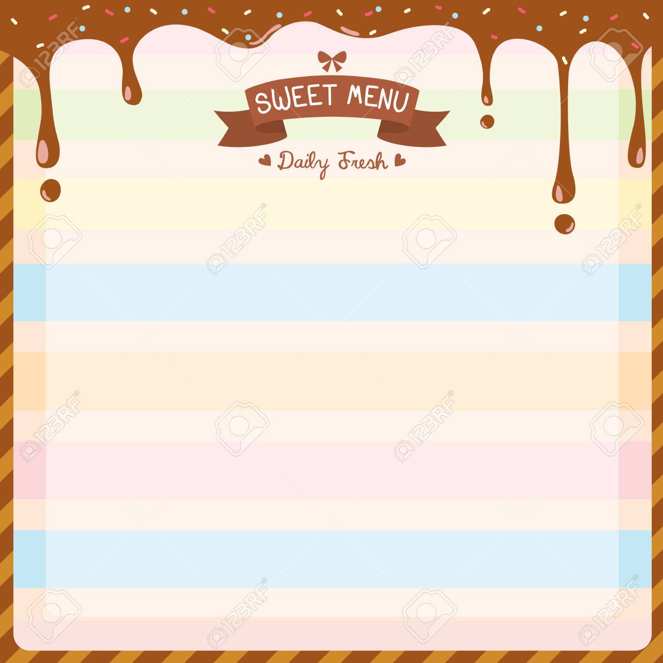 Detail Dessert Menu Template Nomer 43