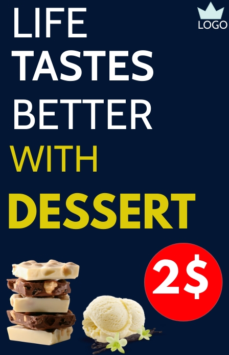 Detail Dessert Menu Template Nomer 51