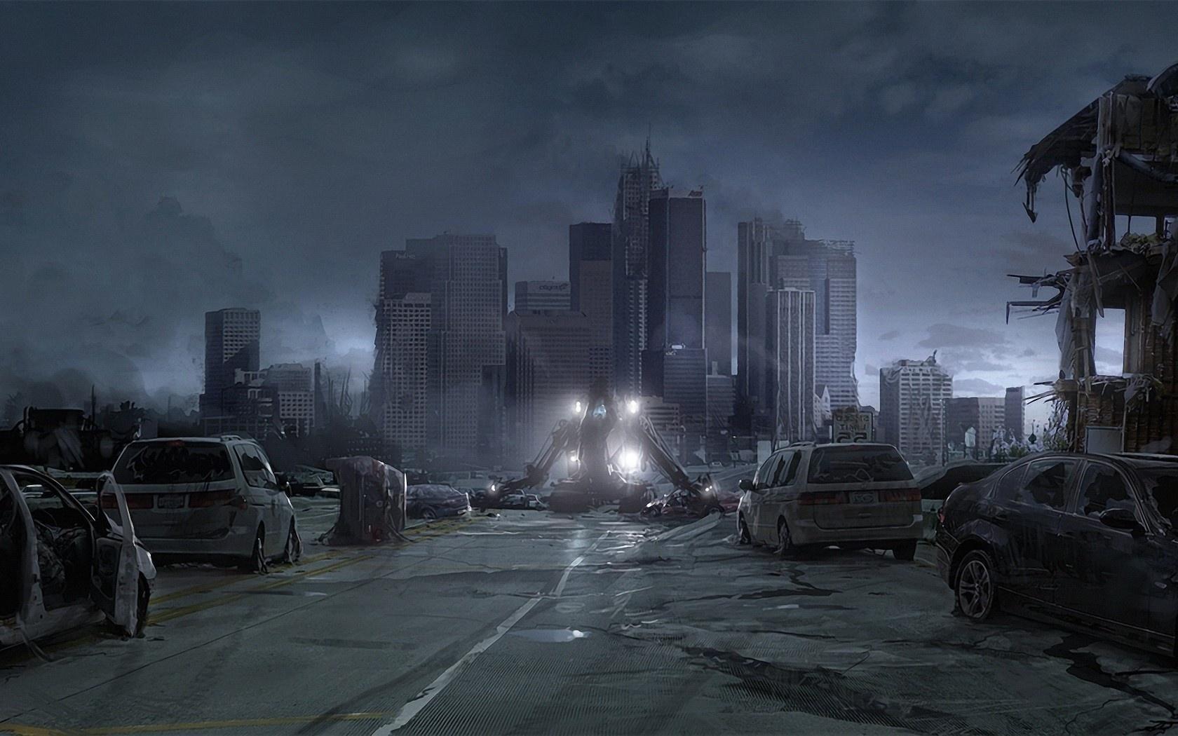 Download Destroyed City Background Nomer 7