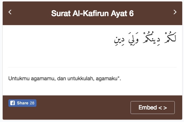 Detail Di Kota Apa Quran Surat Al Kafirun Diwahyukan Nomer 6