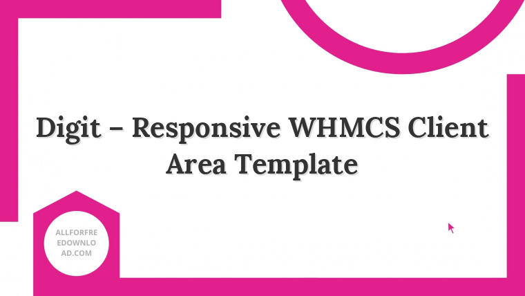 Detail Digit Responsive Whmcs Client Area Template Nomer 18
