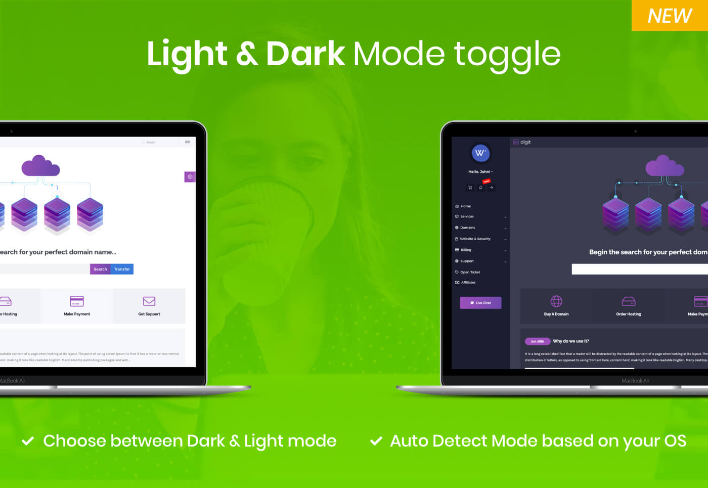 Detail Digit Responsive Whmcs Client Area Template Nomer 4