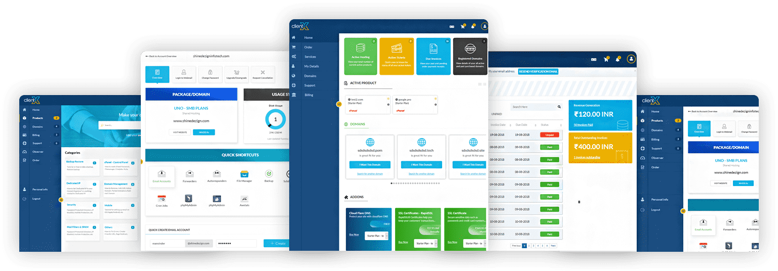 Detail Digit Responsive Whmcs Client Area Template Nomer 30