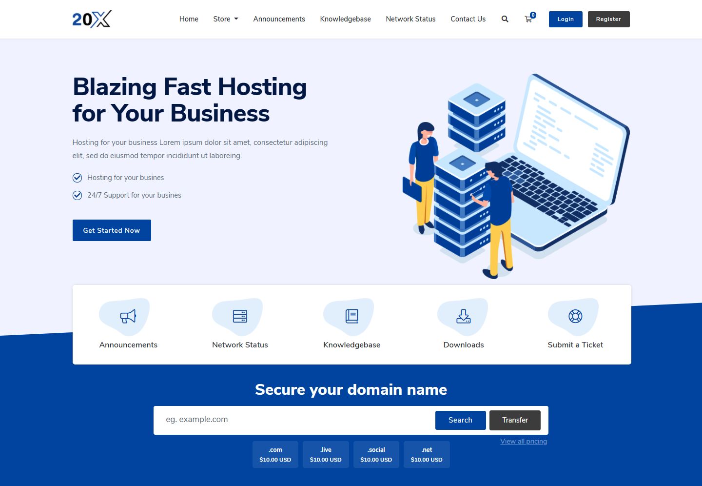 Detail Digit Responsive Whmcs Client Area Template Nomer 38