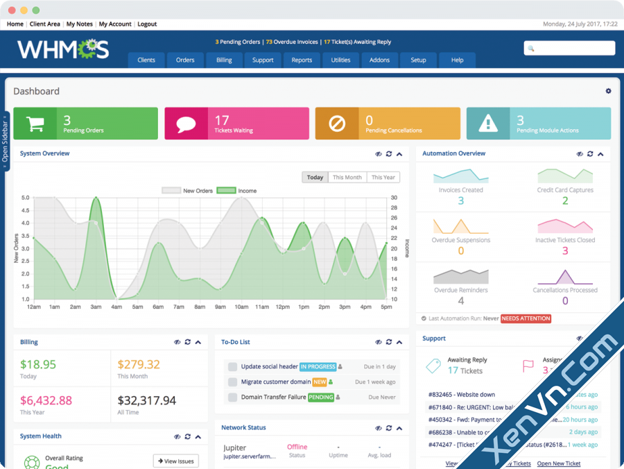 Detail Digit Responsive Whmcs Client Area Template Nomer 42