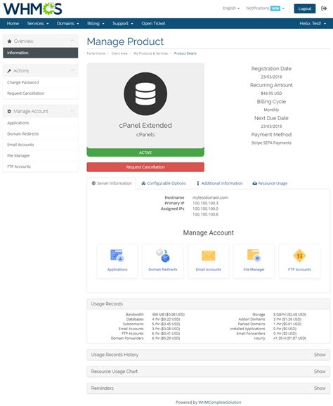 Detail Digit Responsive Whmcs Client Area Template Nomer 46