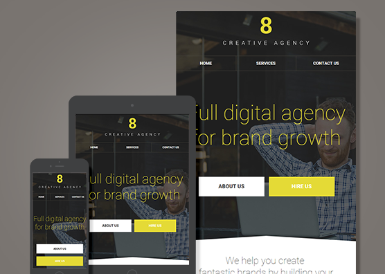 Detail Digital Agency Email Template Nomer 47