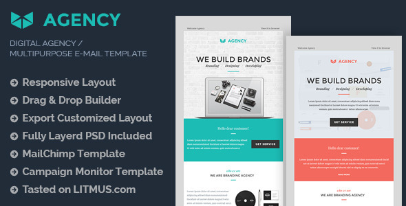 Detail Digital Agency Email Template Nomer 9