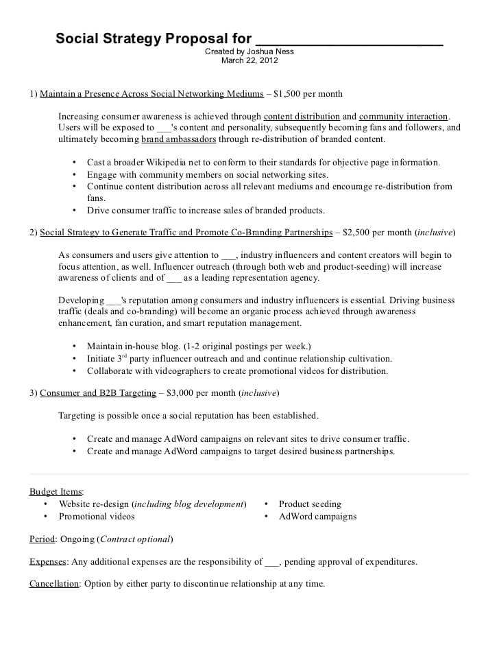 Detail Digital Agency Proposal Template Nomer 31