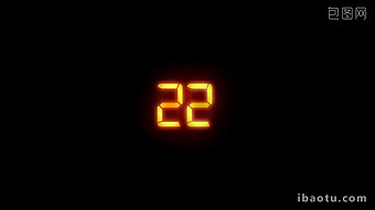 Detail Digital Clock After Effects Template Nomer 15