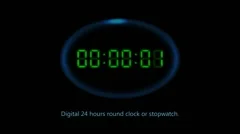 Detail Digital Clock After Effects Template Nomer 3