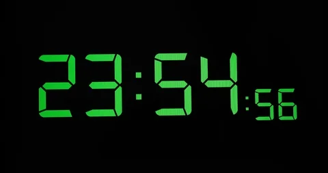 Detail Digital Clock After Effects Template Nomer 20