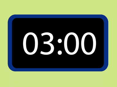 Detail Digital Clock After Effects Template Nomer 22