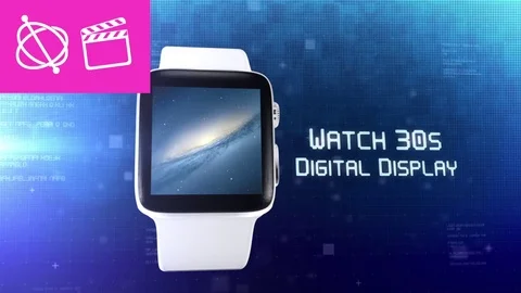 Detail Digital Clock After Effects Template Nomer 26