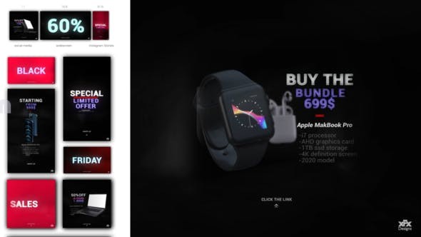 Detail Digital Clock After Effects Template Nomer 47