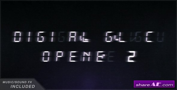 Detail Digital Clock After Effects Template Nomer 8