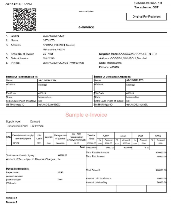 Detail Digital Invoice Template Nomer 23