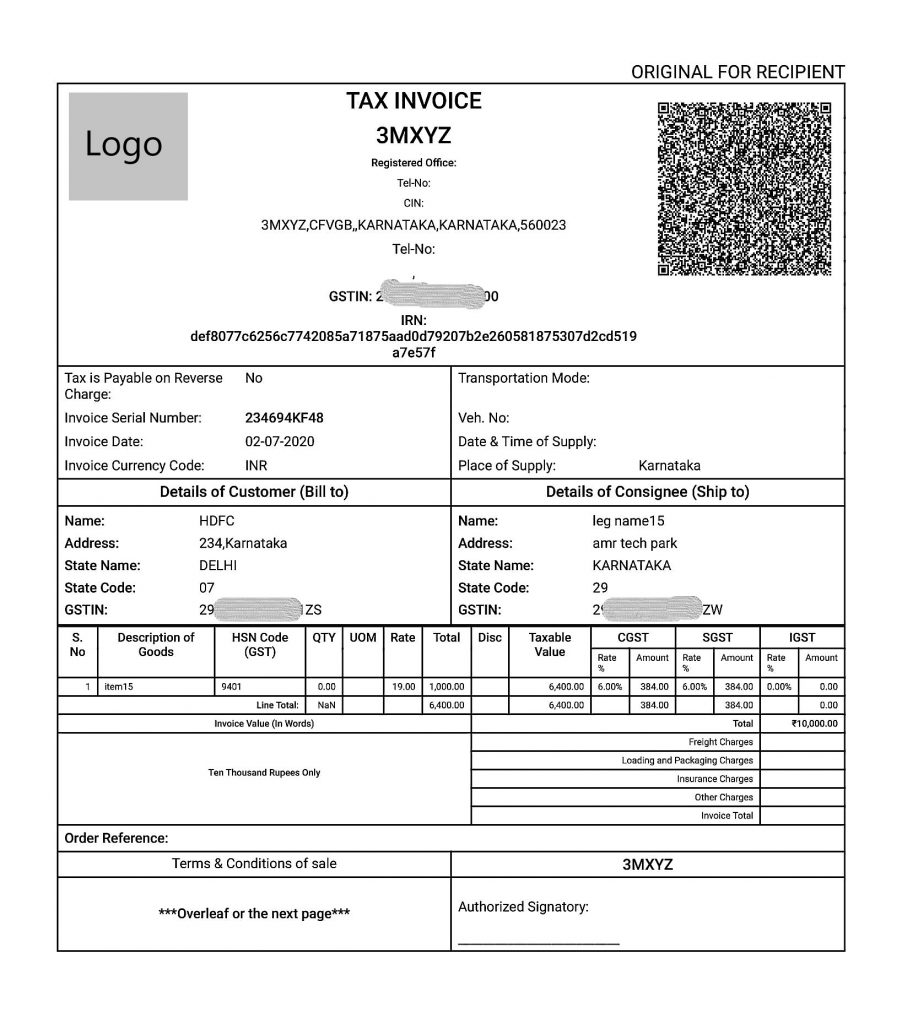 Detail Digital Invoice Template Nomer 24