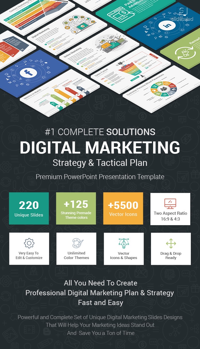 Detail Digital Marketing Plan Template 2019 Nomer 19