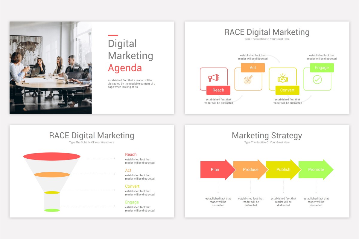 Detail Digital Marketing Strategy Powerpoint Template Free Nomer 51