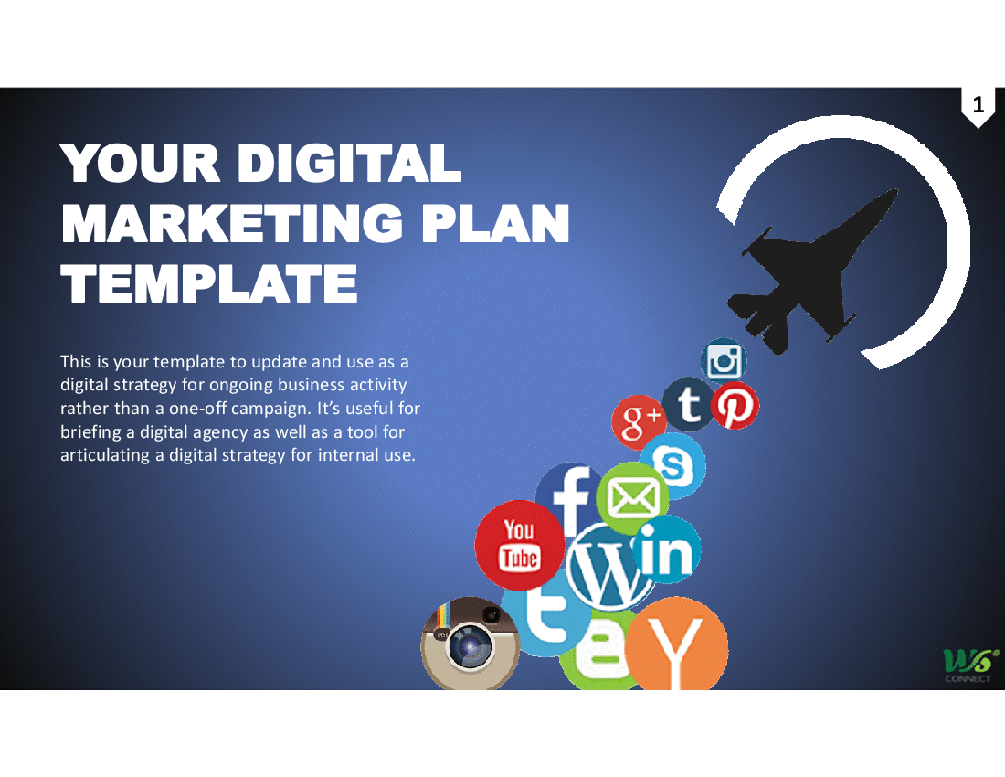 Detail Digital Marketing Strategy Template Ppt Nomer 24