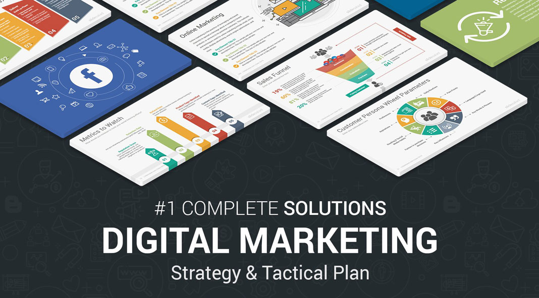 Detail Digital Marketing Strategy Template Ppt Nomer 33