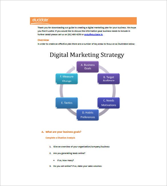 Detail Digital Plan Template Nomer 37