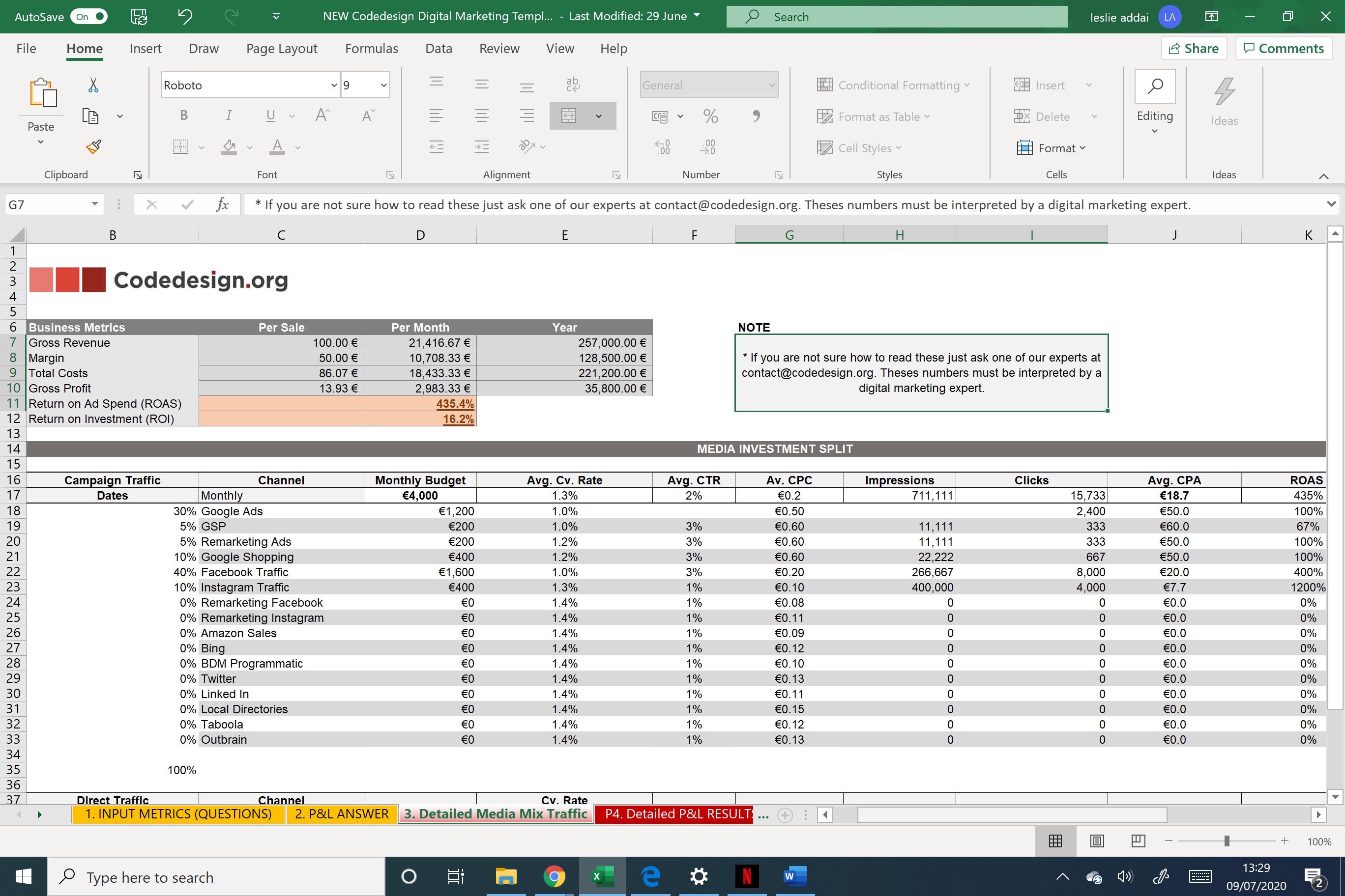 Detail Digital Plan Template Nomer 51