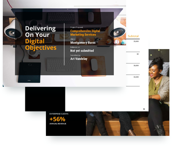 Detail Digital Proposal Template Nomer 44