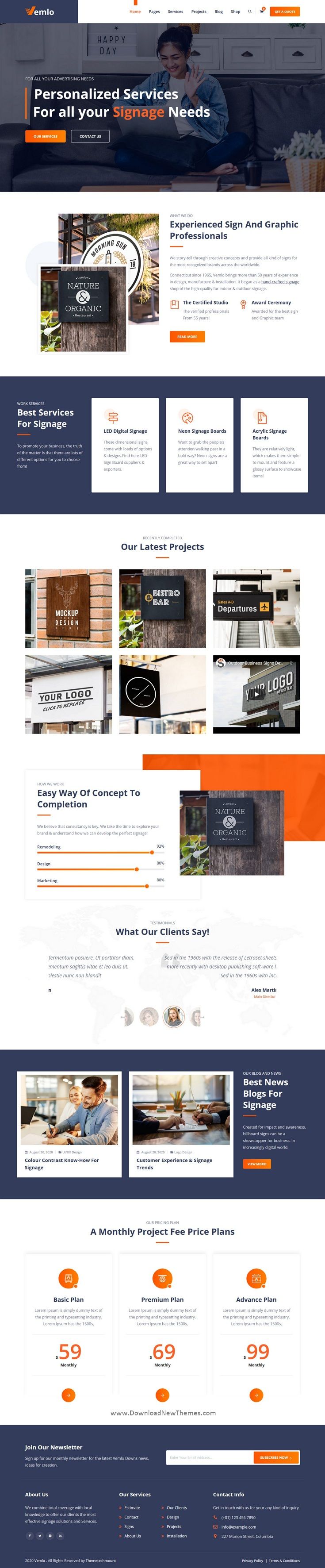 Detail Digital Signage Html Template Nomer 14