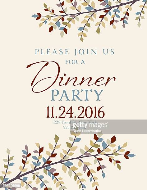 Detail Dinner Invitation Card Template Nomer 32