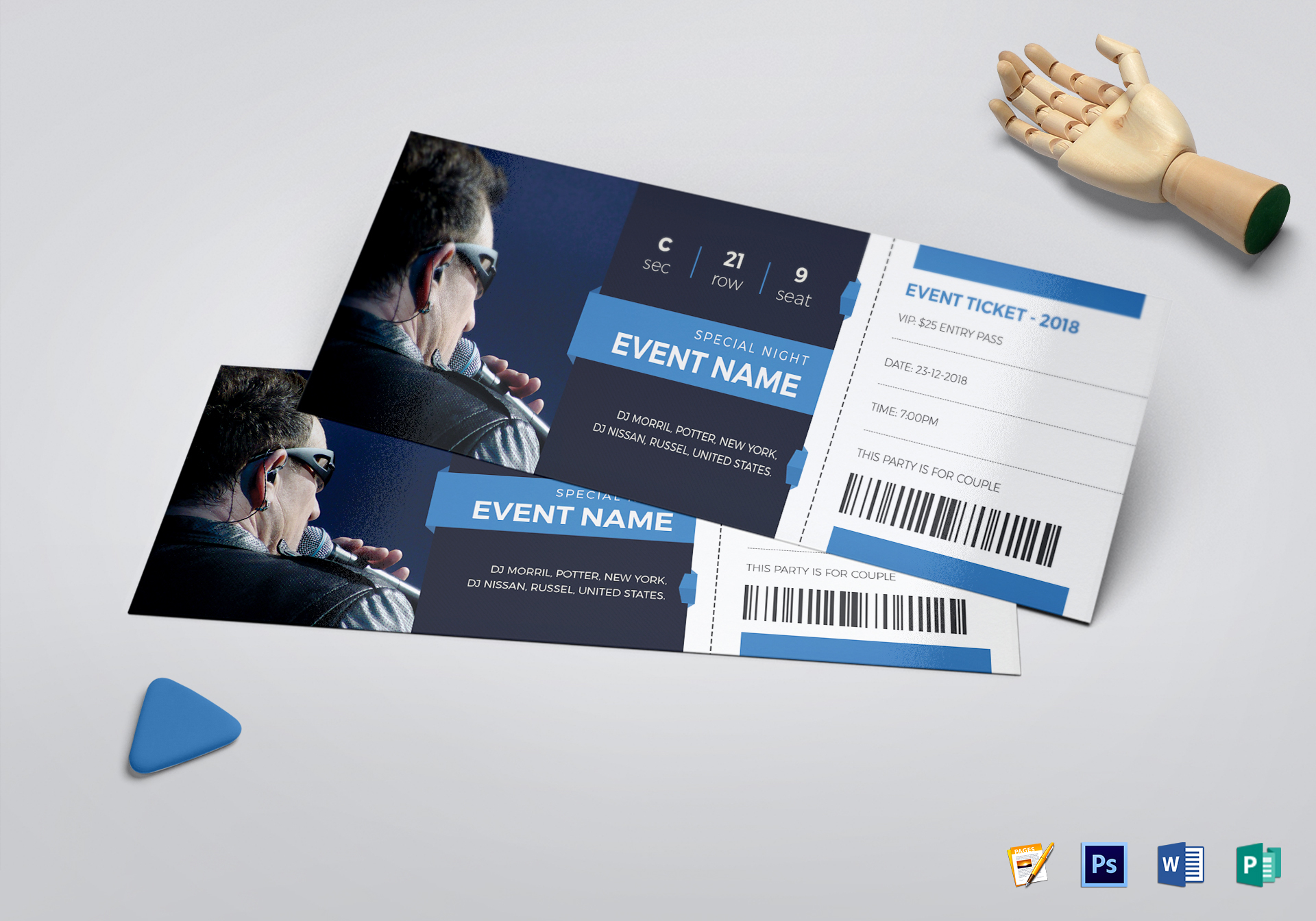 Detail Dinner Ticket Template Nomer 46