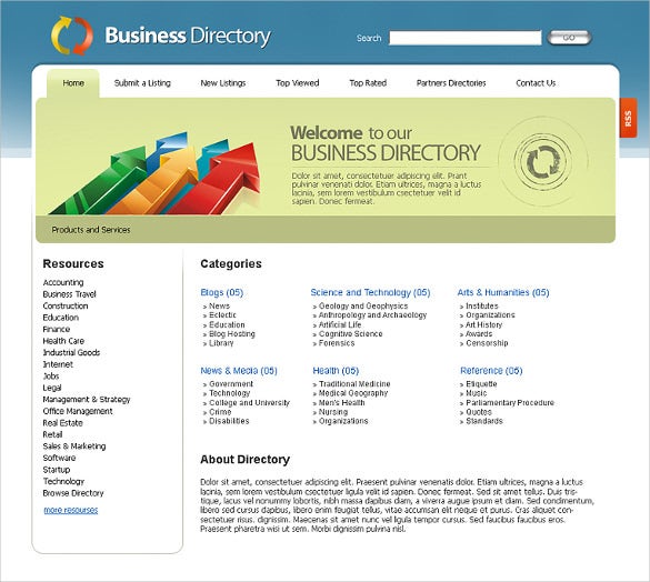 Detail Directory Listing Template Nomer 34