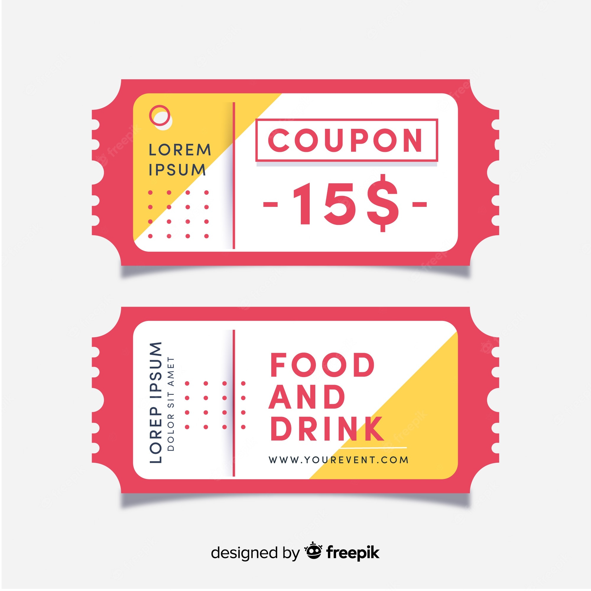 Detail Discount Coupon Design Template Nomer 17